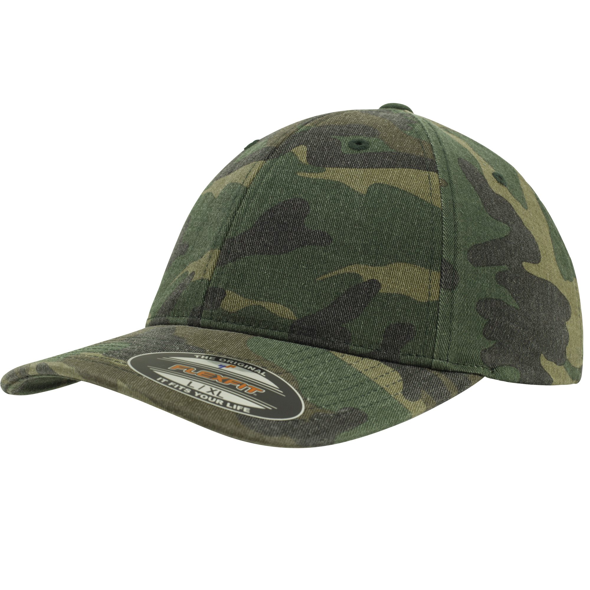 Yupoong Washed Camo Cap (YP026) - Logo Studio Workwear