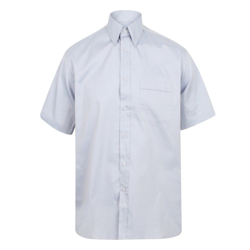 Henbury Short Sleeve Lightweight Oxford Shirt (HB555) - Logo Studio ...